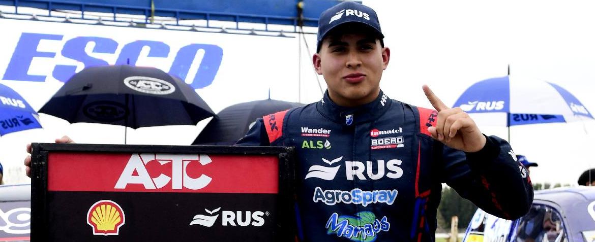 Santiago Biagi tiene la pole
